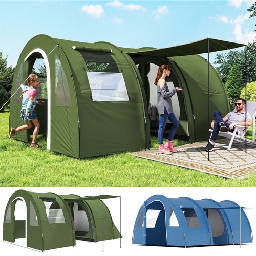 Man family tent camping - 5-6,